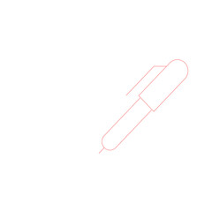 Obraz premium paper clip isolated on white