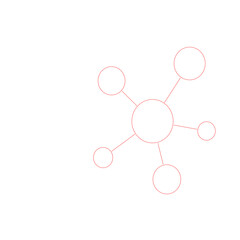 abstract molecule background