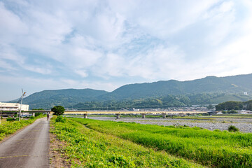 【神奈川 松田】酒匂川沿いの風景