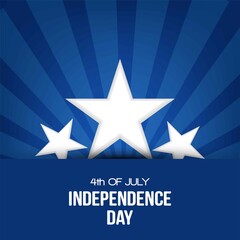 Independence day USA, vector background.