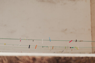 Clothes pegs with no clothes