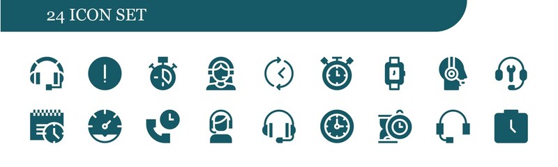 24 icon set