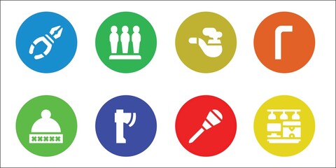Modern Simple Set of industry Vector filled Icons