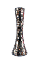 decorative vase on white background