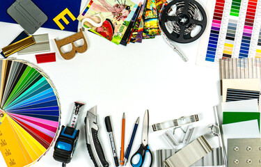 Outdoor advertising background.