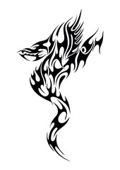 abstract tattoo jin spirit ghost symbol sticker © Alexander