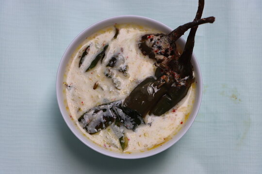 Dahi baigan is an Odia dish prepared from dahi and eggplant especially during festivals, fried eggplant in curd, Indian traditional food.