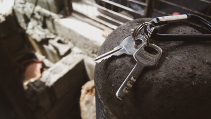 keys on a carabiner