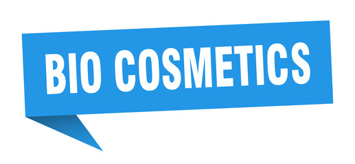 bio cosmetics banner. bio cosmetics speech bubble. bio cosmetics sign