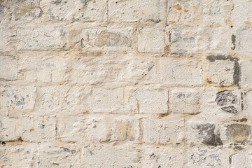 background and texture of old light brick wall. Copy space for text