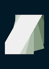 Crossing lines generativeart style colorful logo illustration