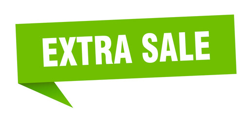 extra sale banner. extra sale speech bubble. extra sale sign