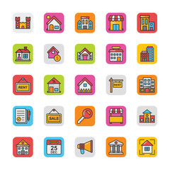Real Estate Icons Set