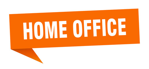 home office banner. home office speech bubble. home office sign