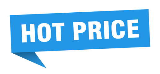 hot price banner. hot price speech bubble. hot price sign