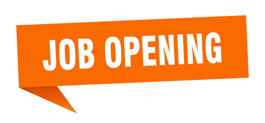 job opening banner. job opening speech bubble. job opening sign