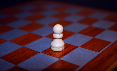 chess pieces on a chessboard