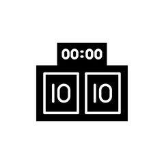scoreboard icon glyph style design