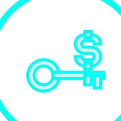 vector illustration of a dollar symbol