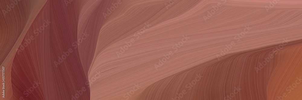 Poster chaotic curved speed lines background or backdrop with pastel brown, old mauve and rosy brown colors