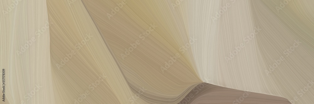 Poster chaotic curved speed lines background or backdrop with rosy brown, silver and pastel brown colors. c
