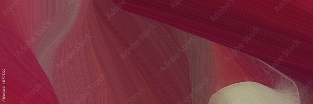 Poster very dynamic curved speed lines background or backdrop with old mauve, rosy brown and pastel brown colors. can be used as background graphic element