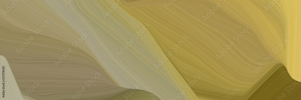 Poster chaotic curved speed lines background or backdrop with dark khaki, brown and rosy brown colors. can be used as header background