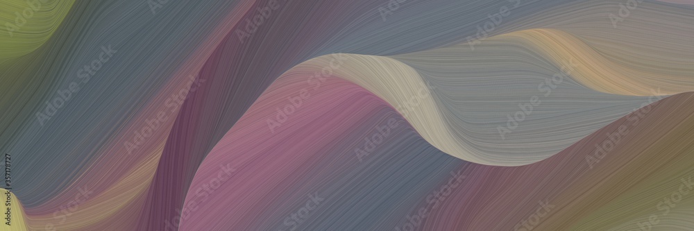 Poster chaotic curved speed lines background or backdrop with dim gray, rosy brown and dark slate gray colors. can be used as banner background