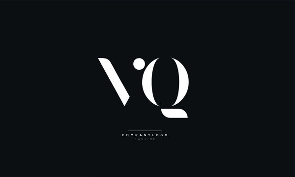 VQ Letter Logo Alphabet Design Icon Vector Symbol