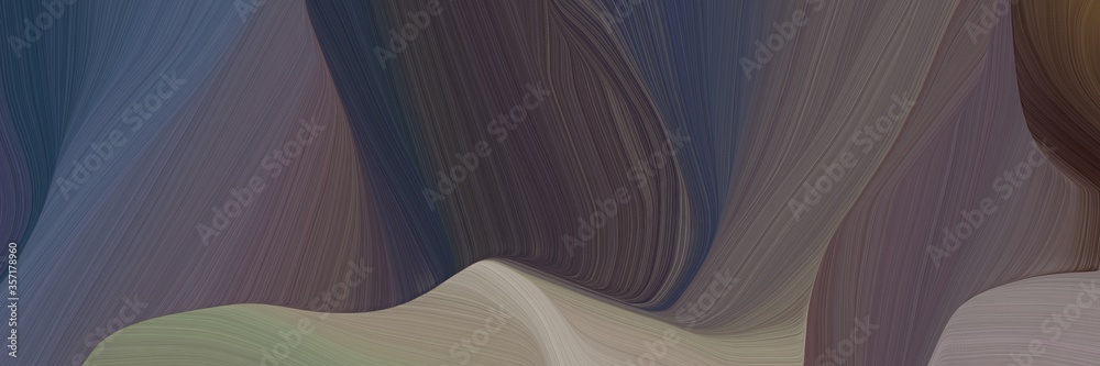 Poster creative curved speed lines background or backdrop with dark slate gray, gray gray and very dark blu