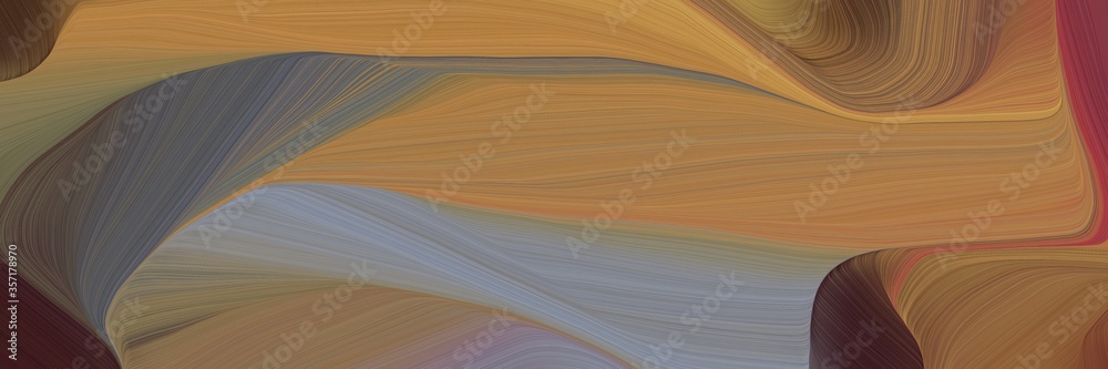Poster wild curved speed lines background or backdrop with pastel brown, light slate gray and old mauve col