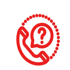 red call question mark