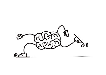 Brain is Ice skating and having fun