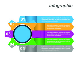 Modern Design Template, can be used for info-graphics, banners for web layout.
