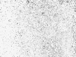 A black and white vector texture of distressed, urban, grungy concrete with aged and weathered damage. Ideal for use as a background texture or for applying grunge effects to your images.