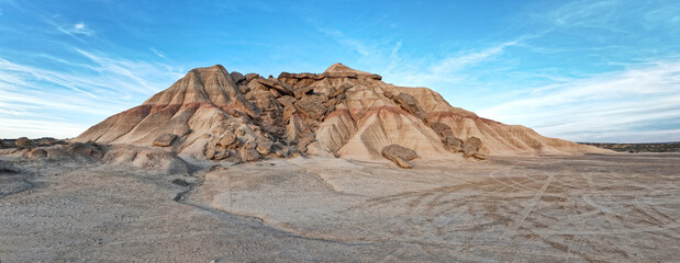 Erosion in the desert