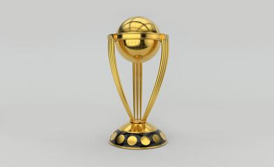 Sports Winning Award Trophy illustration 3D render 