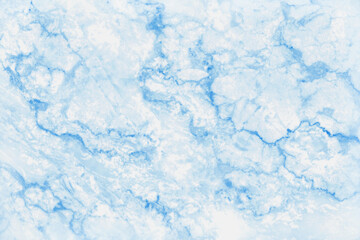 Blue pastel marble texture background, natural tile stone floor.