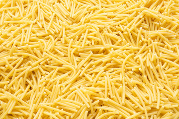 Corn short pasta background. Focus all over the frame.