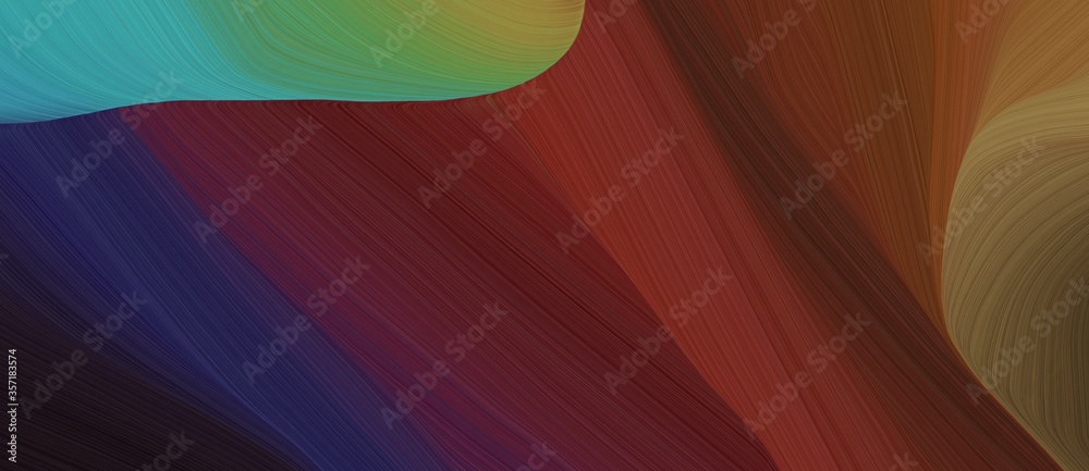 Poster beautiful wild curved speed lines background or backdrop with old mauve, blue chill and very dark blue colors. can be used as graphic background element