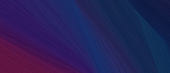 artistic curved speed lines background or backdrop with midnight blue, very dark blue and very dark magenta colors. can be used as background graphic element