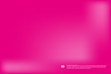 Pink bright beautiful gradient. Vector graphics and design.