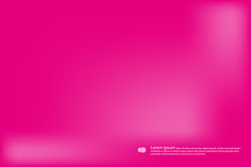 Obraz premium Pink bright beautiful gradient. Vector graphics and design.