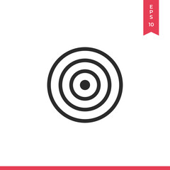 Dart vector icon, simple sign for web site and mobile app.