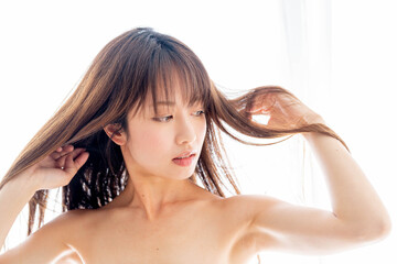 Obraz premium 美しい女性