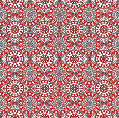 Renaissance Period Inspired Square Ornament Background Pattern. one color background.