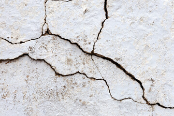 Abstract concrete, weathered with cracks and scratches. Landscape style. Grungy Concrete Surface. Great background or texture.
