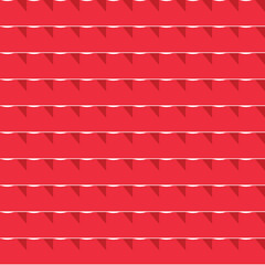 Vector seamless pattern texture background with geometric shapes, colored in red, white colors.