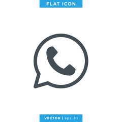 Phone icon vector design template