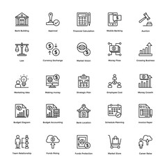 
Finance Line Vector Icons 5
